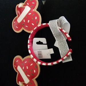 Holiday Mickey ears headband